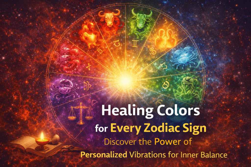 Healing Colors for Every Zodiac Sign: Discover the Power of Personalized Vibrations for Inner Balance