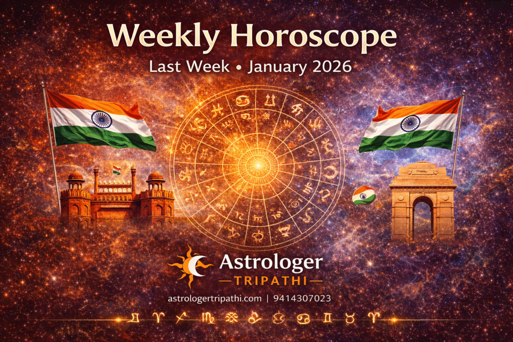 Weekly Horoscope - Last Week January ,2026