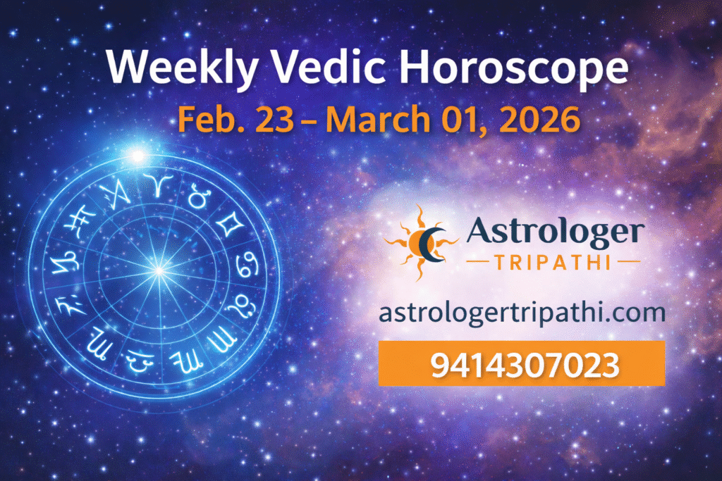 🔱 Weekly Vedic Horoscope February 23 – March 01, 2026