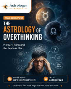 The Astrology of Overthinking: Mercury, Rahu and the Restless Mind