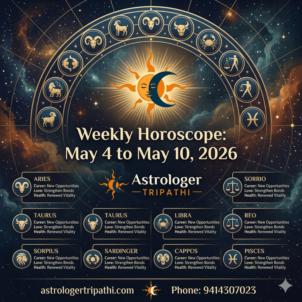 Weekly horoscope May 4 to May 10, 2026
