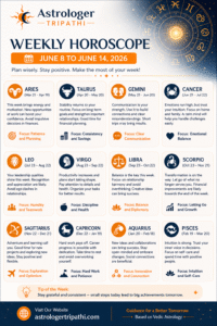 Weekly Vedic Horoscope June 08to 14