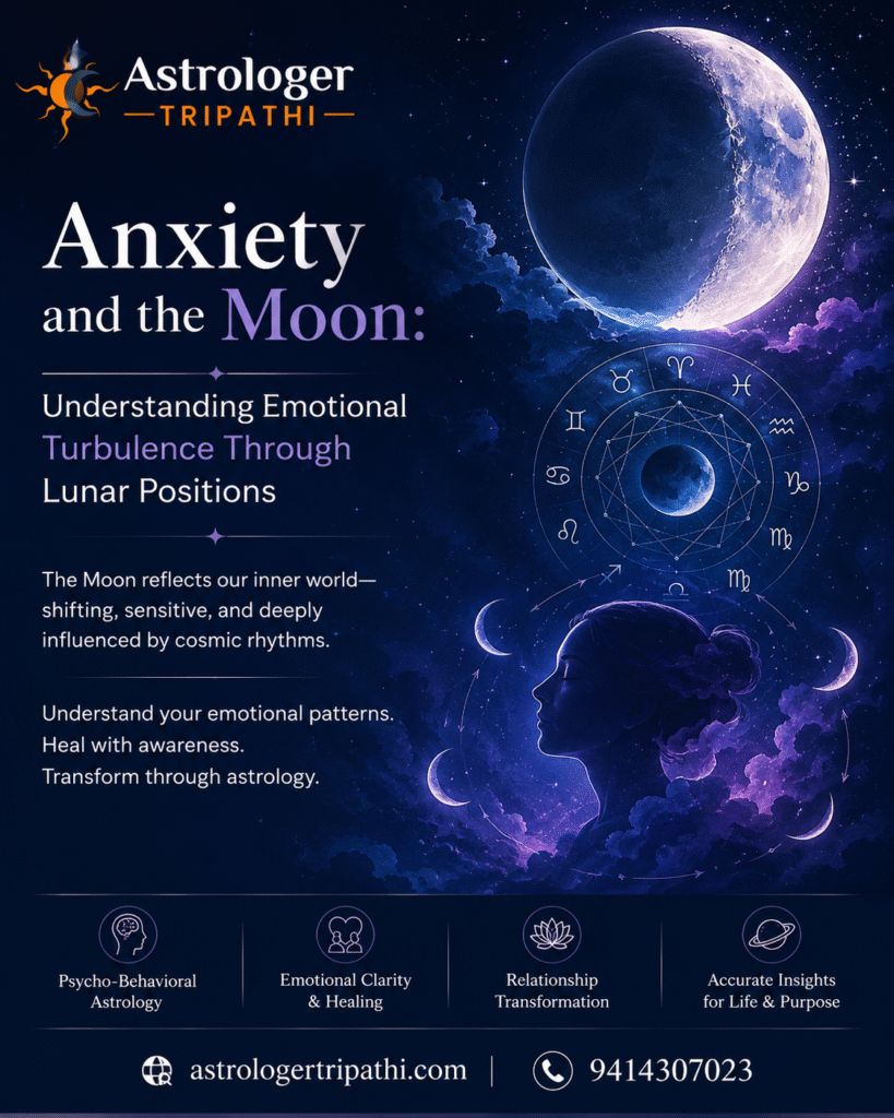 Anxiety and the Moon: Understanding Emotional Turbulence Through Lunar Positions