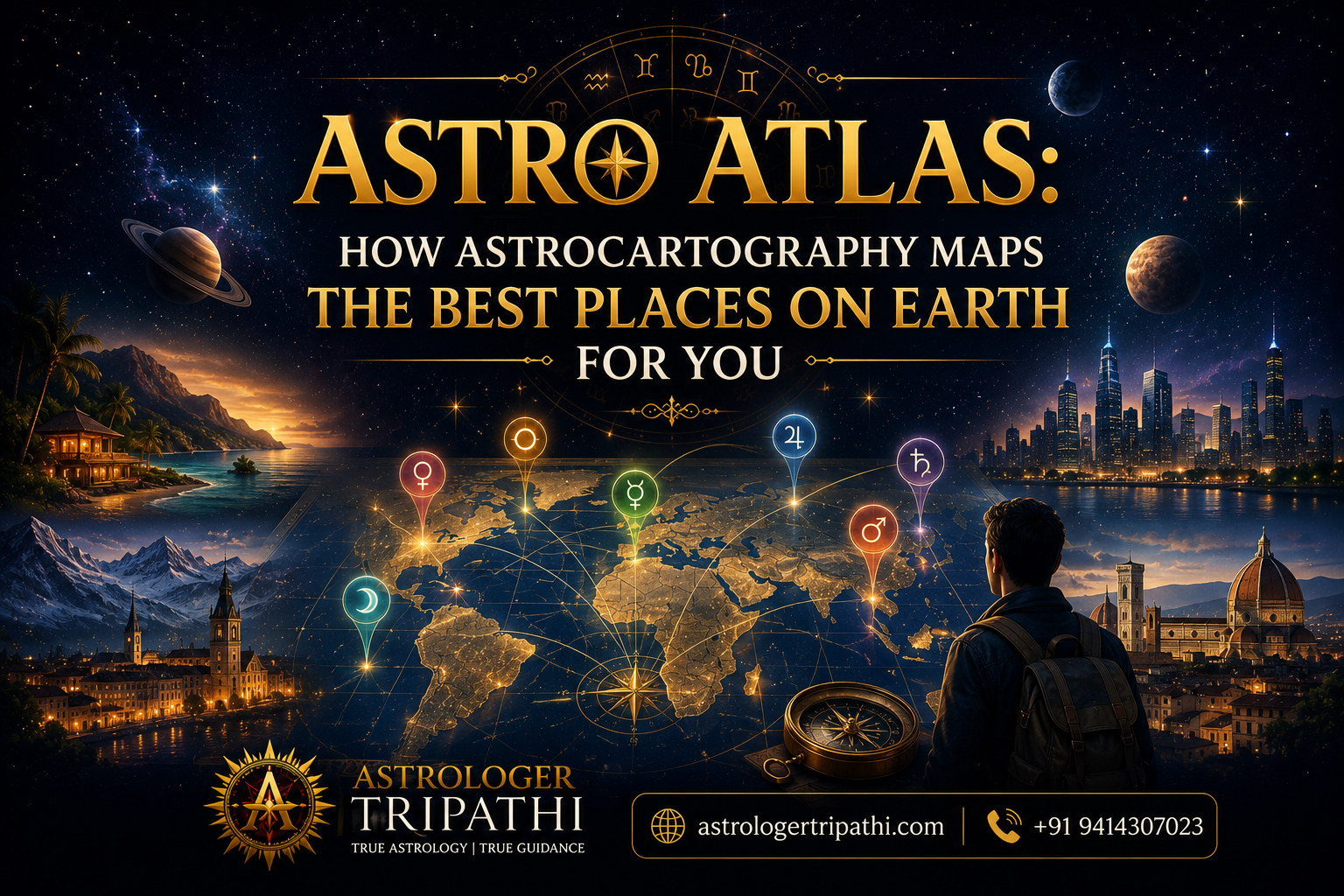 Astro Atlas: How Astrocartography Maps the Best Places on Earth for You