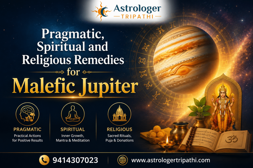 Pragmatic, Spiritual and Religious Remedies for Malefic Jupiter