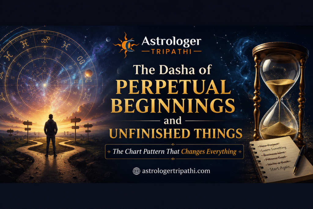 The Dasha of Perpetual Beginnings and Unfinished Things: The Chart Pattern That Changes Everything
