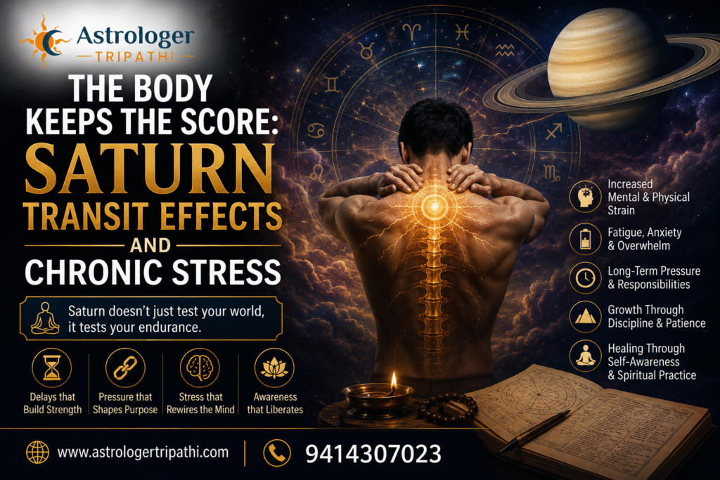 The Body Keeps the Score: Saturn Transit Effects and Chronic Stress