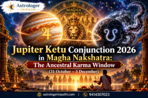 Jupiter Ketu Conjunction 2026 in Magha: Dates & Effects
