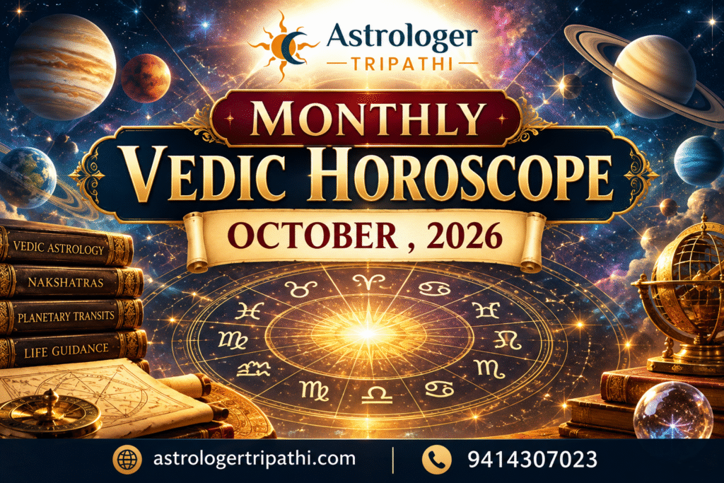 Monthly Vedic Horoscope Oct -2026