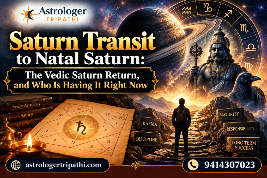 Vedic Saturn Return: Saturn Transit to Natal Saturn