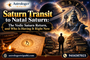 Vedic Saturn Return: Saturn Transit to Natal Saturn