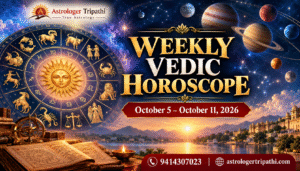 WEEKLY VEDIC HOROSCOPE October 5 – October 11, 2026